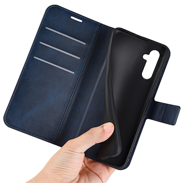 Galaxy A24 4G Plånboksfodral Folio Flip Calf - Blå Blå