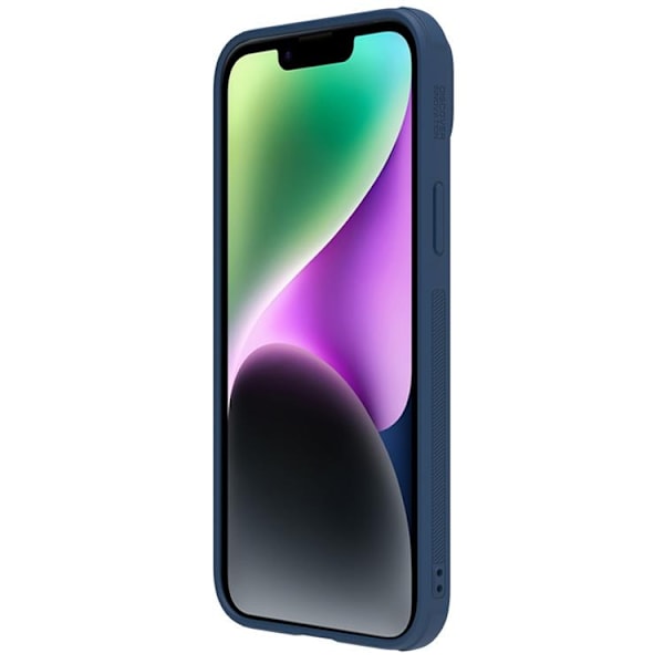 Nillkin iPhone 14 Plus Cover CamShield Læder S - Blå Blå