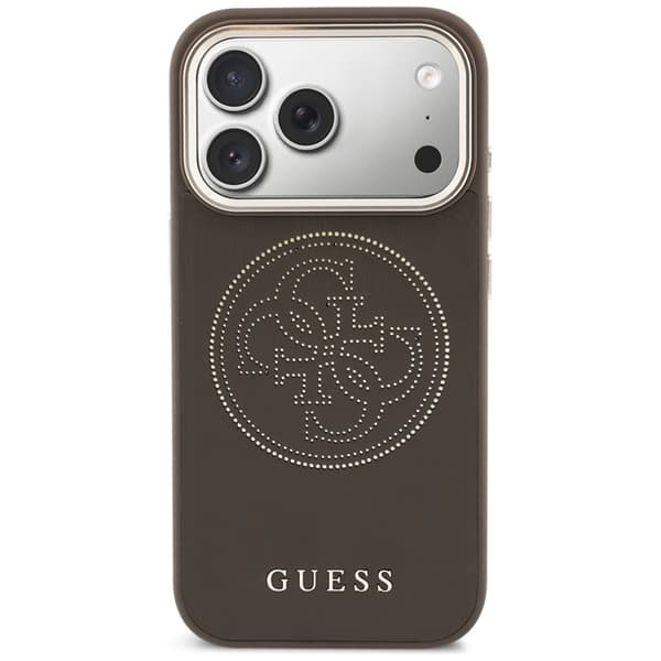 Guess Mobilskal För iPhone 17 Pro Max MagSafe  Perforated 4G - Brun