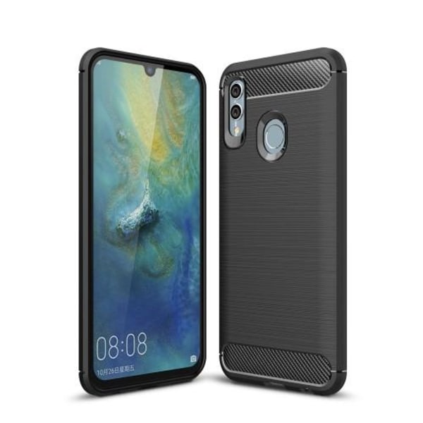 Carbon Flexicase Cover til Huawei P Smart (2019) / Honor 10 Lite Black