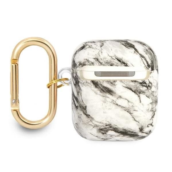 Guess Airpods Skal Marble Strap Collection - Grå Grå