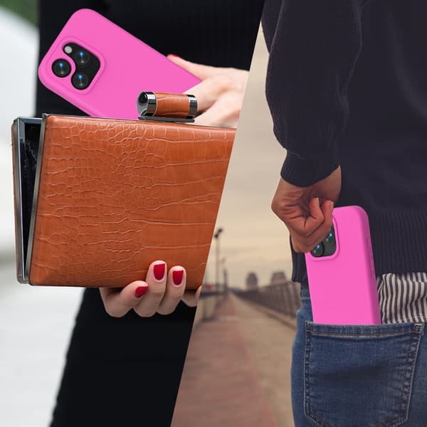 Mobilskal till iPhone 13 Pro Max Shockproof EVA - Rosa Ros