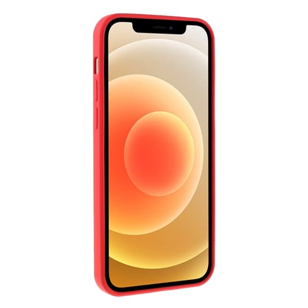 X-LEVEL Mobilskal till iPhone 12 mini i Flytande Silikon - Röd