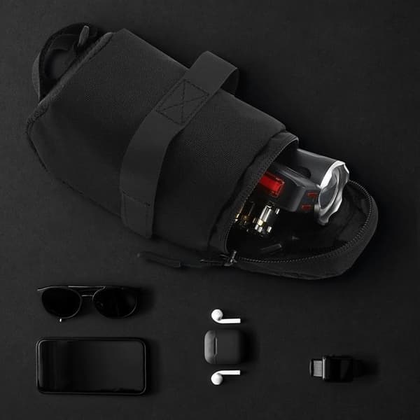 Wozinsky Cykelveske under Sadel 0,6 L - Sort Black