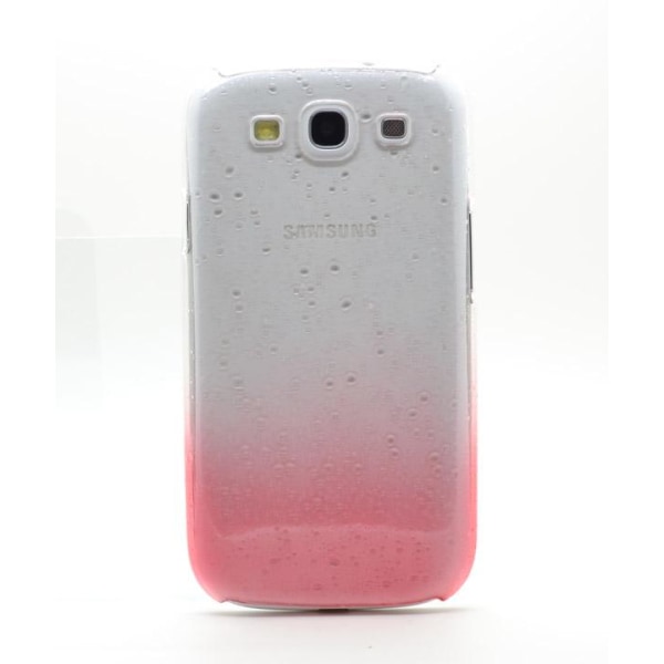 Raindrop Baksideskal tillSamsung Galaxy S3 i9300 (Rosa) Rosa
