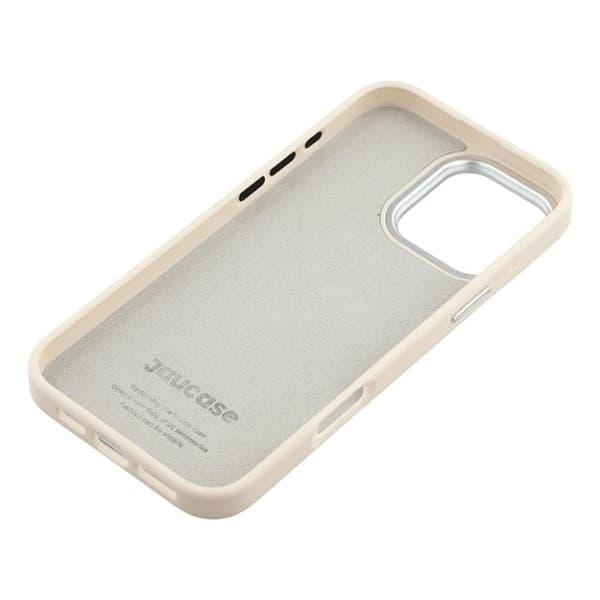 JAUCASE Mobilskal till iPhone 16 Pro Max MagSafe korthållare - Vit Vit