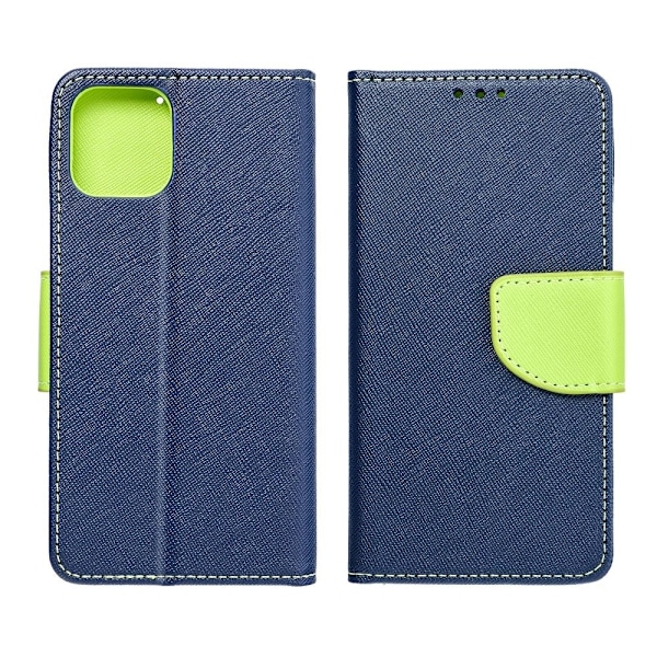 Fancy Plånboksfodral till Samsung Galaxy J5 2017 navy/lime