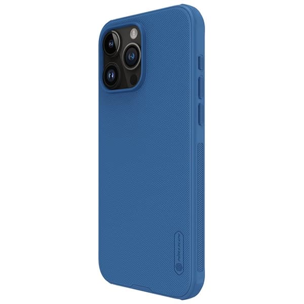 NILLKIN Super Frosted Shield Pro Mobilskal till iPhone 15 Pro Blå