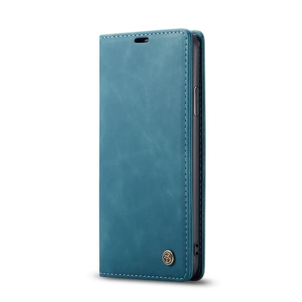 CASEME 013 Konstläderplånboksfodral för iPhone 11 Pro - Blå