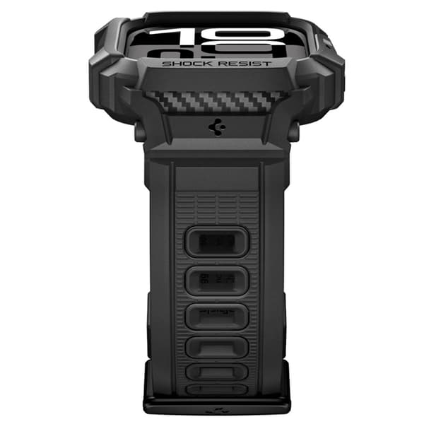 Spigen Apple Watch 42mm Series 10 Etui Rugged Armor Pro - Mat Sort Svart