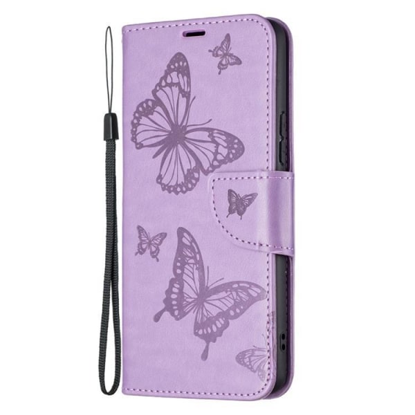 Butterfly-painettu lompakkokotelo Galaxy A53 5G - violetti