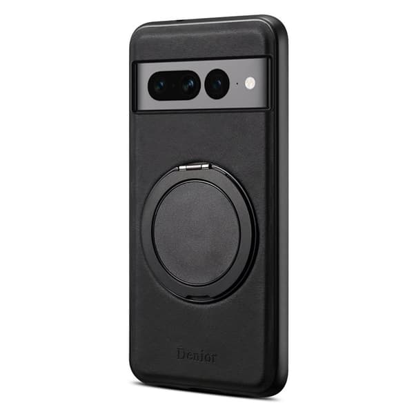DENIOR Google Pixel 7 Pro 5G Magnetfodral Konstläder Svart