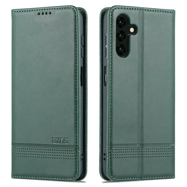 AZNS Samsung Galaxy A13 Plånboksfodral i Konstläder - Grön