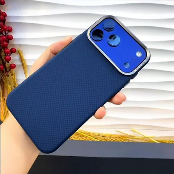 SULADA Mobilskal till iPhone 17 Pro MagSafe Grid Texture - Blå Blå