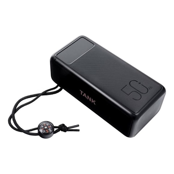 VEGER Powerbank 56000 mAh PD QC 3.0 5A 130W Tank Boost - Svart