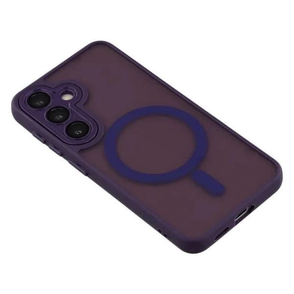 WANLONFENG Mobilskal för Samsung Galaxy S26 Plus Magnetiskt PC + TPU - Lila