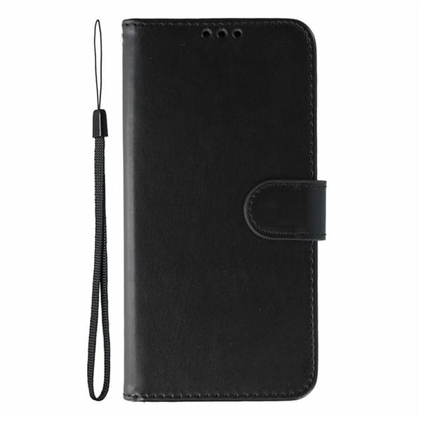 OnePlus 15 5G Plånboksfodral PU Läder Svart