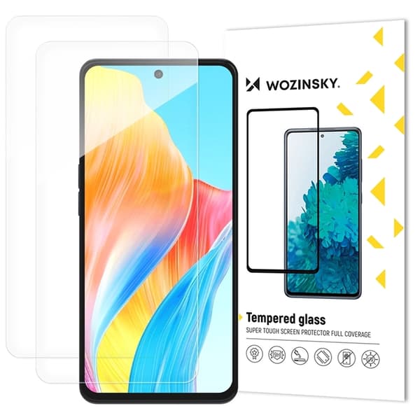 [2-pack] Wozinsky Xiaomi Redmi Note 14S Härdat Glas Skärmskydd Transparent