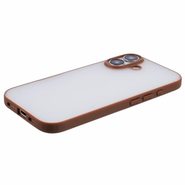 X-LEVEL Mobilskal till iPhone 16 PC+TPU Matt Skydd - Guld