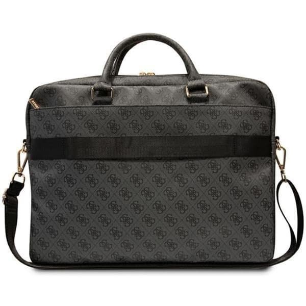 Guess Laptop Taske 16" Trykte Striber - Sort Black