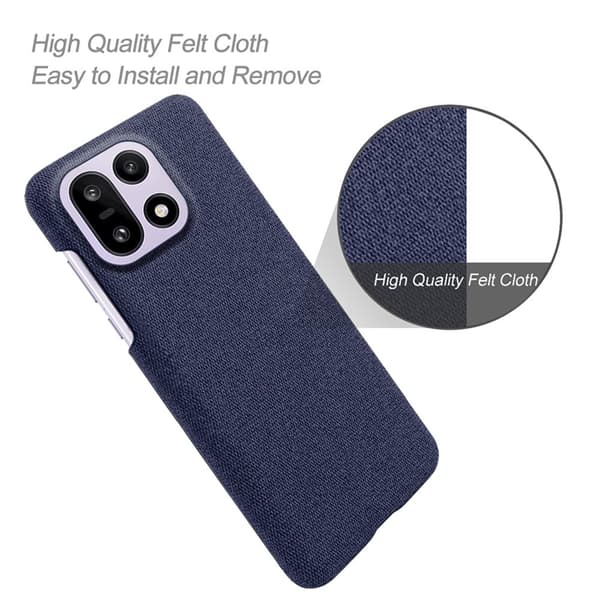 Mobilskal till OnePlus 15 5G Cloth Texture Anti-Scratch - Blå Blå