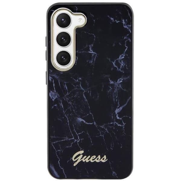 Guess Galaxy S23 Plus -puhelimen kuori Marble - Musta Black