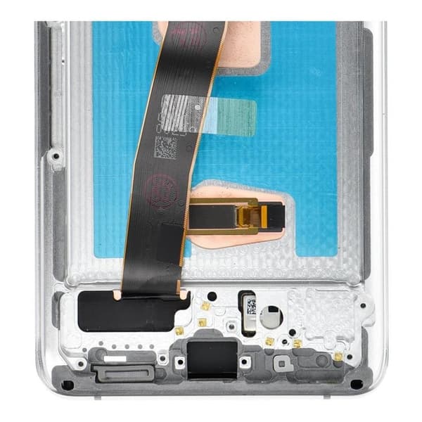 SAMSUNG S20 Ultra Skärm med LCD-display SOFT OLED - Vit Vit
