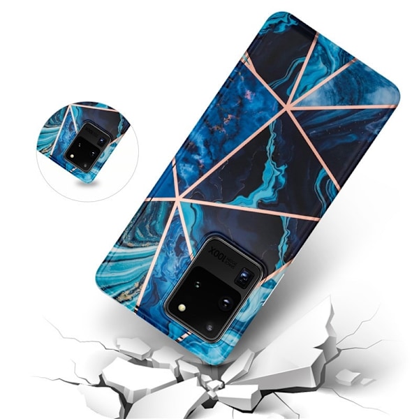 BOOM - Grid skal till Galaxy S21 - Svart Marmor Svart