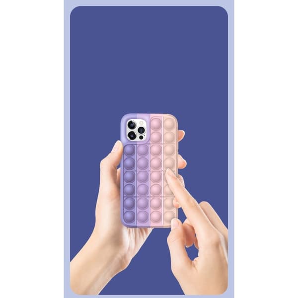 Pop it Fidget monivärinen kuori iPhone 13 Pro - Tummanvihreä Green