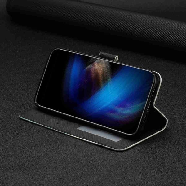 Plånboksfodral för Samsung Galaxy S26 Plus 3D-mönster Konstläder - Katt