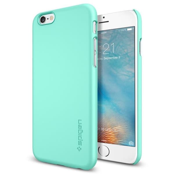 SPIGEN Ultra Thin Fit Skal till Apple iPhone 6/6S - Mint Turkos