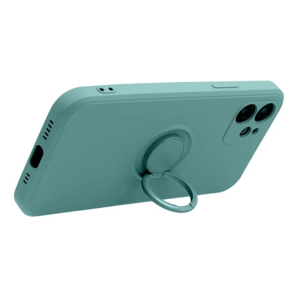 Telefontaske til Xiaomi Redmi 14C Silikone Ring - Sort Svart