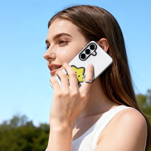 DUX DUCIS Mobilskal till Galaxy S26 Plus Ringhållare/Handledsrem Luvy Series Vit