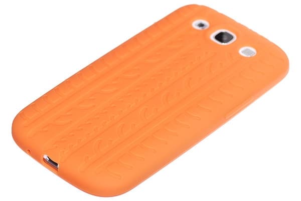 Dæk silikoneskal til Samsung Galaxy S3 i9300 (Orange) Orange