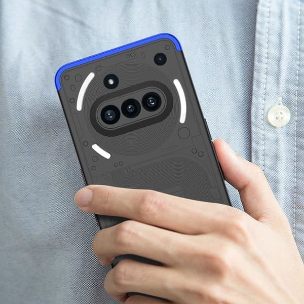 GKK Shield Series Nothing Phone (3a) Fodral Hård PC - Blå