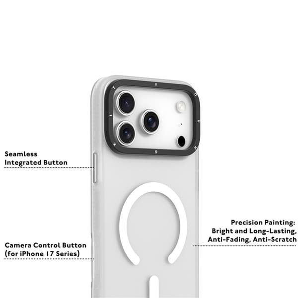 YOUNGKIT Mobilskal till iPhone 17 Pro Max MagSafe PET TPU - Blå Blå