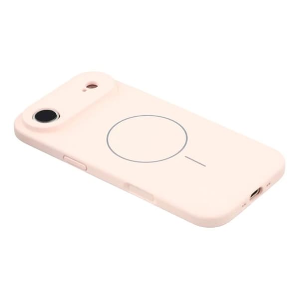 WANLONFENG Mobilskal till iPhone Air MagSafe Med 2Pcs Härdat Glas XQ1 Rosa