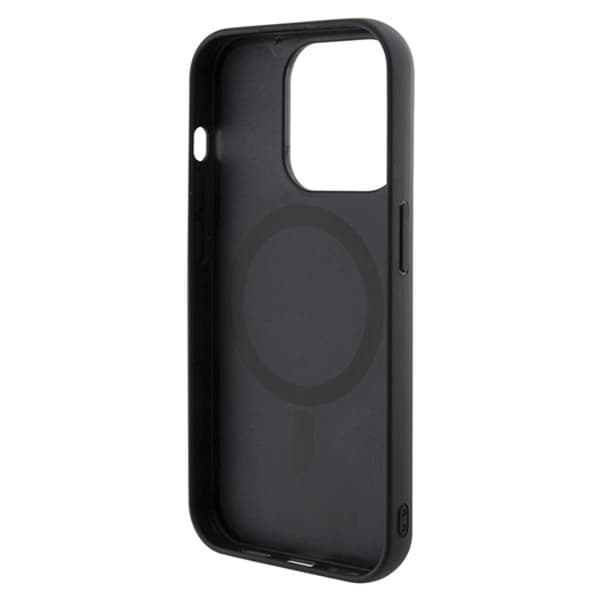 Guess iPhone 15 Pro Max Mobilskal Magsafe GCube Stripes - Sort Black
