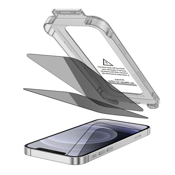 Tech-Protect [2-Pack] iPhone 16 Pro Härdat Glas Skärmskydd Privacy Svart