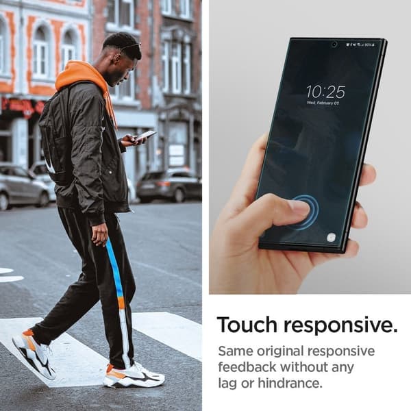 Spigen [2-PACK] Galaxy S23 Ultra Skärmskydd Hydrogel Transparent
