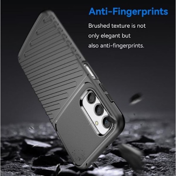 Galaxy A24 4G Mobilskal Thunder Twill - Svart Svart
