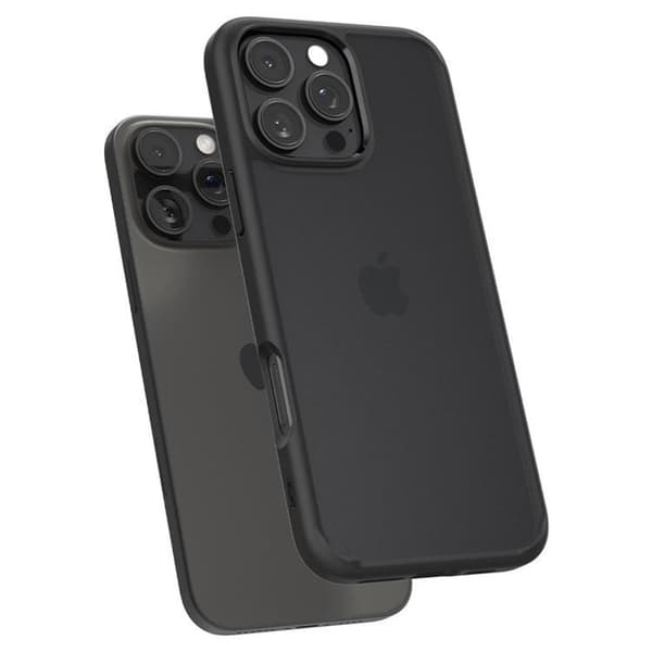 Spigen Telefontaske til iPhone 16 Pro Max Ultra Hybrid - Frost Sort Svart