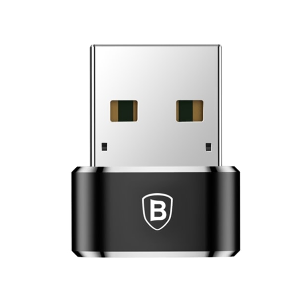 Baseus USB Type-C to USB Adapter - Svart Svart