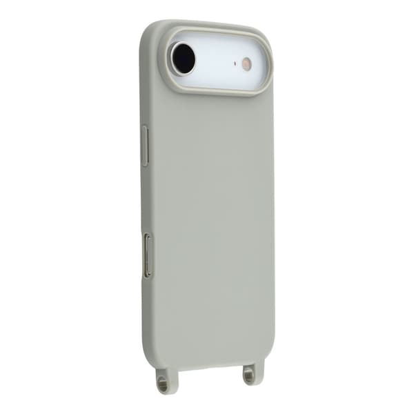 Mobilskal till iPhone Air TPU Shockproof med Lanyard - Grå Grå