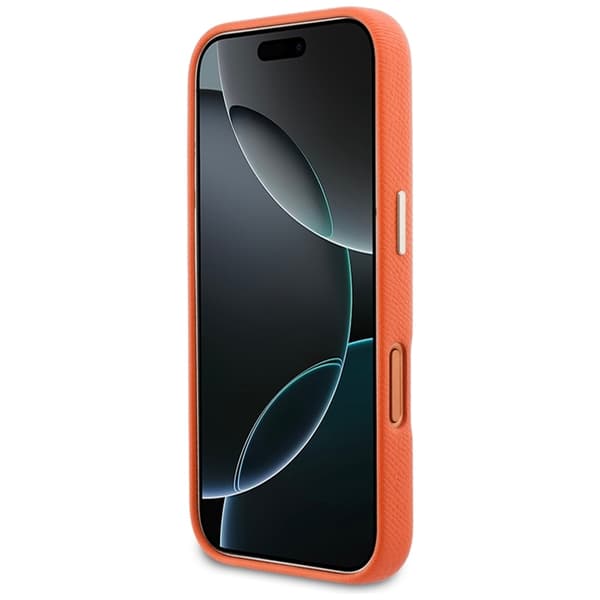 Guess Mobilskal iPhone 17 Pro FW Resin Logo - Orange Orange