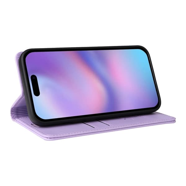 Yikatu iPhone 17 Plånboksfodral Closure - Ljuslila Lila