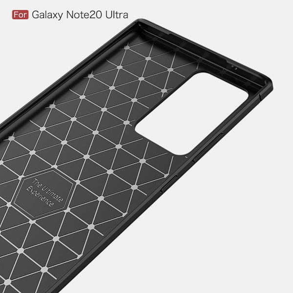 Carbon TPU Skal till Galaxy Note 20 Ultra - Svart