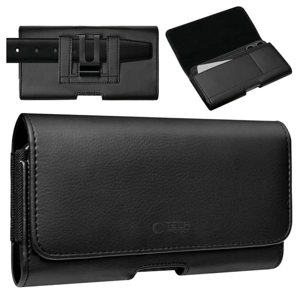 Tech-Protect Universal Mobiletui SM80 5.8 - 6.8 tommer - Sort Svart