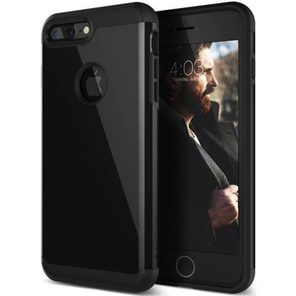 Caseology Titanium Cover til iPhone 7 Plus - Jet Black
