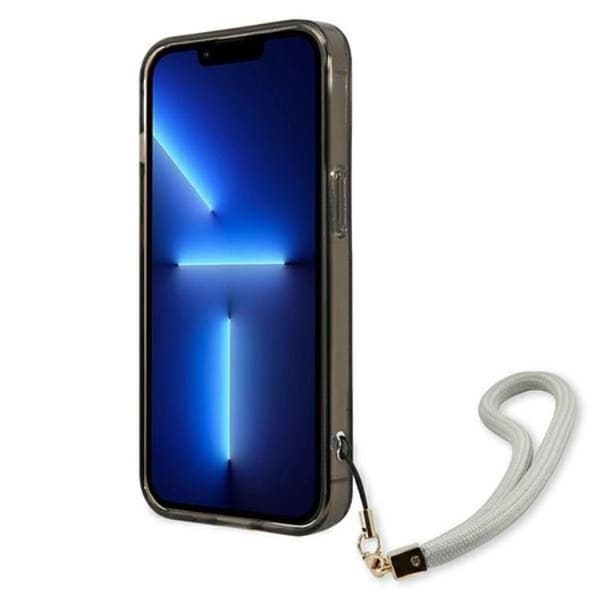 Guess iPhone 13 Pro Skal Translucent Stap - Svart Svart